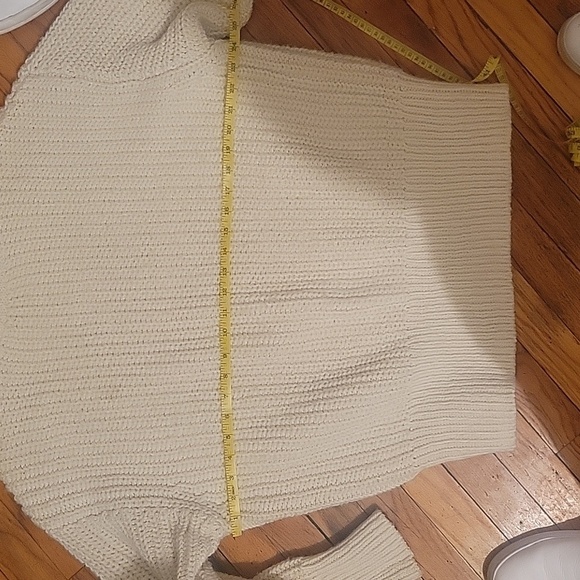 Zara Chunky sweater. EUC. Fishermancore Cottagecore New England Coastal Preppy - Picture 6 of 8
